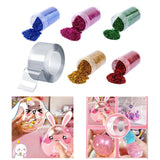 Maxbell Entertainment Sticky Tape with Glitter Powder 1mm Thickness Party Game 5cmx5m