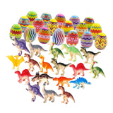 Maxbell 32Pcs Toys Filled Easter Eggs Basket Stuffers for Children Classroom Rewards