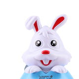 Maxbell DIY Easter Egg Decoration Set Bunny Shape Cartoon with Colorful Makers White