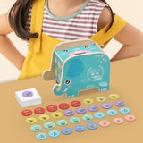 Maxbell Cute Elephant Piggy Bank Saving Box Crafts for Shelf Desktop Birthday Gifts
