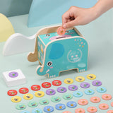 Maxbell Cute Elephant Piggy Bank Saving Box Crafts for Shelf Desktop Birthday Gifts