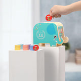 Maxbell Cute Elephant Piggy Bank Saving Box Crafts for Shelf Desktop Birthday Gifts