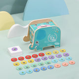 Maxbell Cute Elephant Piggy Bank Saving Box Crafts for Shelf Desktop Birthday Gifts