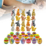 Maxbell 18x Prefilled Easter Eggs with Surprise Toys Inside for Classroom Rewards