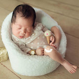 Maxbell Newborn Baby Photo Studio Props Sofa Mini Couch for Monthly Baby Birthday