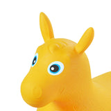 Maxbell Jumping Horse Cartoon Bouncing Horse Animal Thicken for Gift Activity Indoor yellow