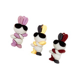 Maxbell 3Pcs Cute Rabbit Doll Key Chain Pendant Ornaments for Wallet Purse Phone