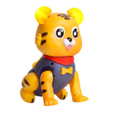 Maxbell Musical Electric lovely tiger Interactive Toy Early Educational for Ages 2+ Blue