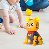 Maxbell Musical Electric lovely tiger Interactive Toy Early Educational for Ages 2+ Blue