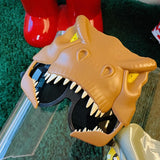 Maxbell Cartoon Dinosaur glasses Sunglasses for Party Favors Kids Adults Brown Small Dinosaur