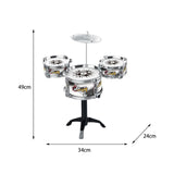 Maxbell Drum Sets Toddler Instrument Set Musical Instruments for Preschool Gifts Black