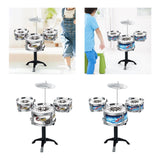 Maxbell Drum Sets Toddler Instrument Set Musical Instruments for Preschool Gifts Black