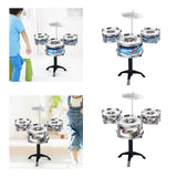 Maxbell Drum Sets Toddler Instrument Set Musical Instruments for Preschool Gifts Black