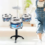 Maxbell Drum Sets Toddler Instrument Set Musical Instruments for Preschool Gifts Blue