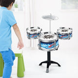 Maxbell Drum Sets Toddler Instrument Set Musical Instruments for Preschool Gifts Blue