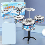 Maxbell Drum Sets Toddler Instrument Set Musical Instruments for Preschool Gifts Blue