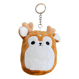 Maxbell Animals Keychain Charm Keychain Animal Pendant for Bags Birthday Gifts Deer