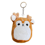 Maxbell Animals Keychain Charm Keychain Animal Pendant for Bags Birthday Gifts Deer