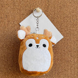Maxbell Animals Keychain Charm Keychain Animal Pendant for Bags Birthday Gifts Deer