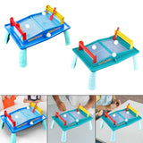 Maxbell Kids Table Games Ping Pong Table Educational Toys Portable for Gift Girls Blue