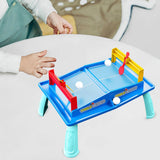 Maxbell Kids Table Games Ping Pong Table Educational Toys Portable for Gift Girls Blue