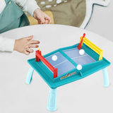 Maxbell Kids Table Games Ping Pong Table Educational Toys Portable for Gift Girls Green