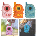 Maxbell Kids Walkie Talkies Toys Family Walky Talky Cartoon for Outside Spring Gifts Pink