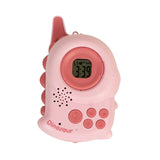 Maxbell Kids Walkie Talkies Toys Family Walky Talky Cartoon for Outside Spring Gifts Pink