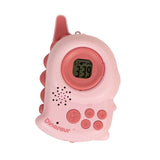 Maxbell Kids Walkie Talkies Toys Family Walky Talky Cartoon for Outside Spring Gifts Pink