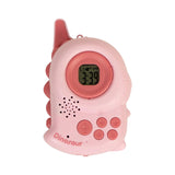 Maxbell Kids Walkie Talkies Toys Family Walky Talky Cartoon for Outside Spring Gifts Pink