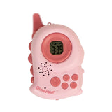 Maxbell Kids Walkie Talkies Toys Family Walky Talky Cartoon for Outside Spring Gifts Pink