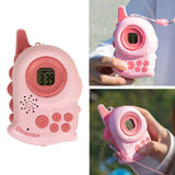 Maxbell Kids Walkie Talkies Toys Family Walky Talky Cartoon for Outside Spring Gifts Pink