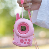 Maxbell Kids Walkie Talkies Toys Family Walky Talky Cartoon for Outside Spring Gifts Pink