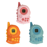 Maxbell Kids Walkie Talkies Toys Family Walky Talky Cartoon for Outside Spring Gifts Pink