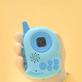 Maxbell Kids Walkie Talkies Toys Family Walky Talky Cartoon for Outside Spring Gifts Blue