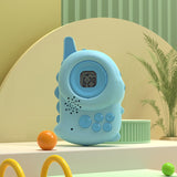 Maxbell Kids Walkie Talkies Toys Family Walky Talky Cartoon for Outside Spring Gifts Blue