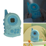 Maxbell Kids Walkie Talkies Toys Family Walky Talky Cartoon for Outside Spring Gifts Blue