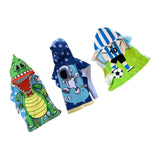 Maxbell Kids Hooded Bathrobe Sleeper Robe Absorbent Towel for Bath Pool Beach Alligator