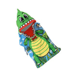 Maxbell Kids Hooded Bathrobe Sleeper Robe Absorbent Towel for Bath Pool Beach Alligator