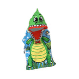 Maxbell Kids Hooded Bathrobe Sleeper Robe Absorbent Towel for Bath Pool Beach Alligator