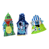 Maxbell Kids Hooded Bathrobe Sleeper Robe Absorbent Towel for Bath Pool Beach Alligator