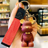 Maxbell Cute Keychain Keychain for Family Men and Women Birthdays Gifts red