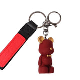 Maxbell Cute Keychain Keychain for Family Men and Women Birthdays Gifts red