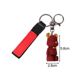 Maxbell Cute Keychain Keychain for Family Men and Women Birthdays Gifts red