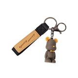 Maxbell Cute Keychain Keychain for Family Men and Women Birthdays Gifts Khaki