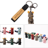 Maxbell Cute Keychain Keychain for Family Men and Women Birthdays Gifts Khaki