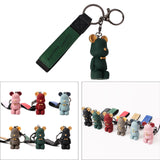Maxbell Cute Keychain Keychain for Family Men and Women Birthdays Gifts green