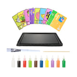 Maxbell Sand Painting Light Box and Crafts for Preschool Kindergarten Beginner Sand Art