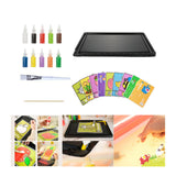 Maxbell Sand Painting Light Box and Crafts for Preschool Kindergarten Beginner Sand Art