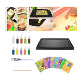 Maxbell Sand Painting Light Box and Crafts for Preschool Kindergarten Beginner Sand Art